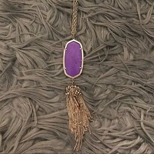 Kendra Scott Purple Rayne Necklace